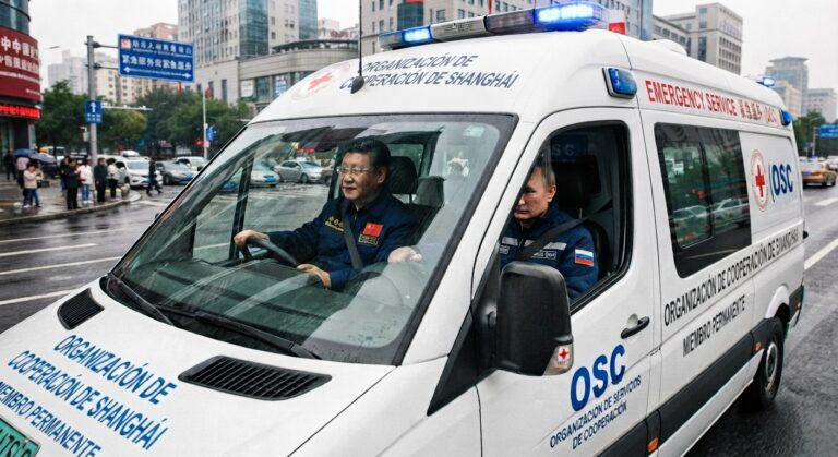 La ambulancia de Xi y Putin